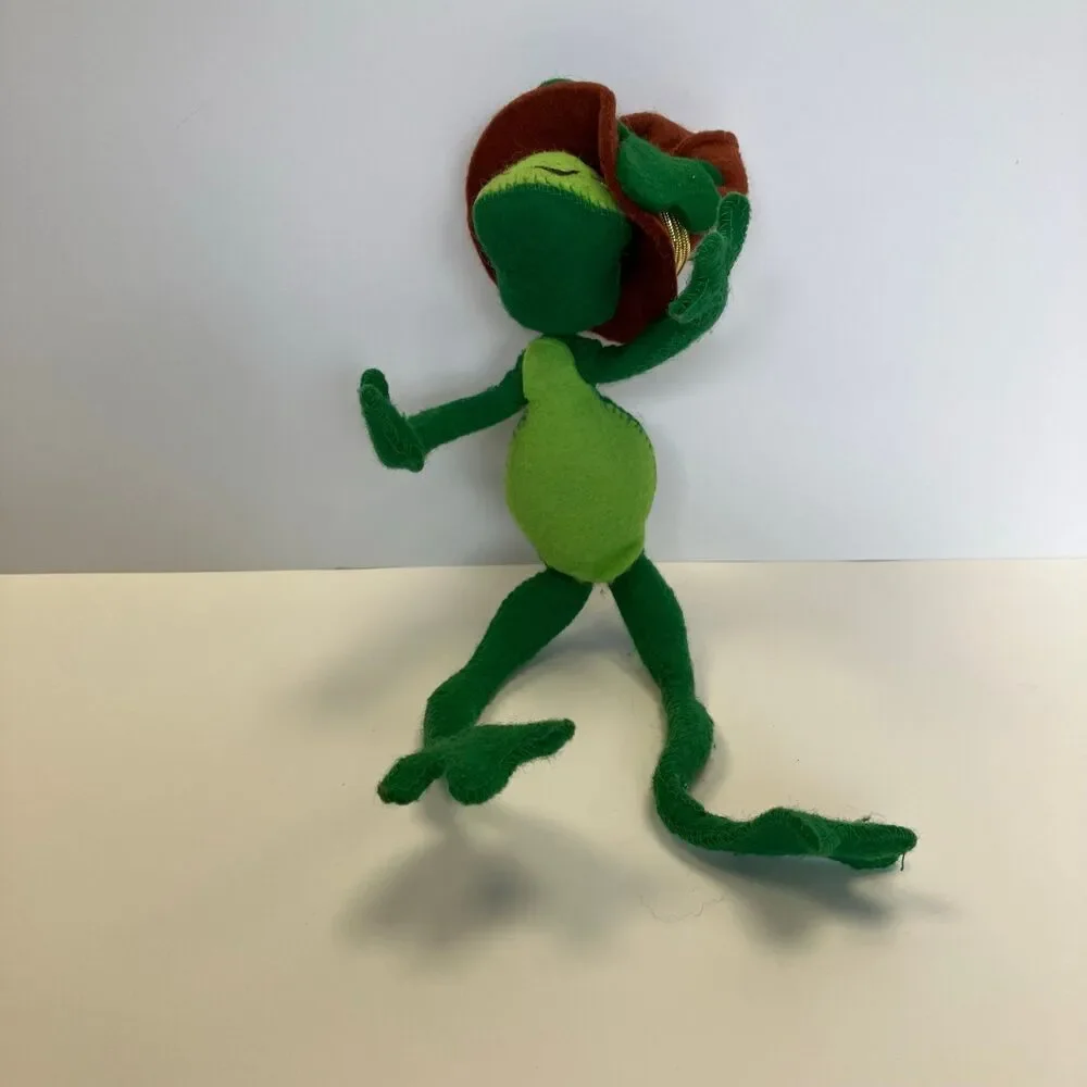 Vintage 1999 Annalee St. Patrick’s Day Lucky Leaper Green Frog